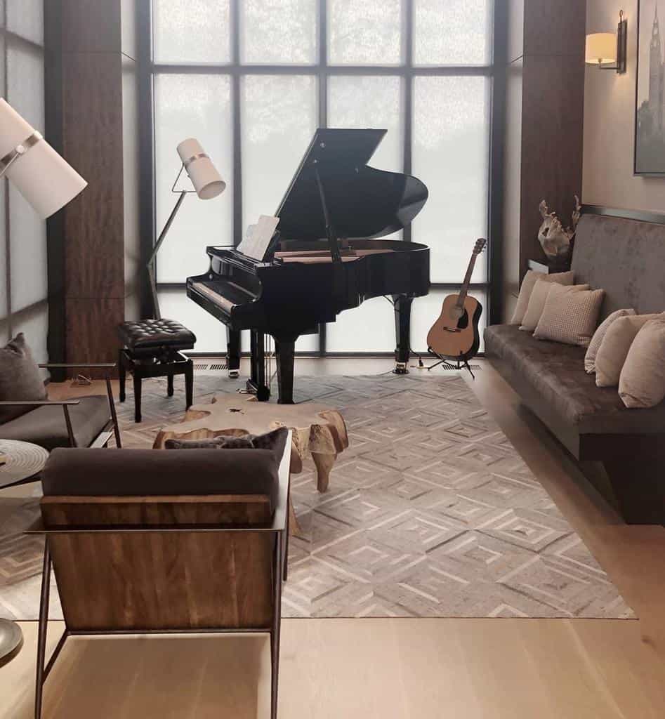 Piano Music Room Ideas -designcollectivewest