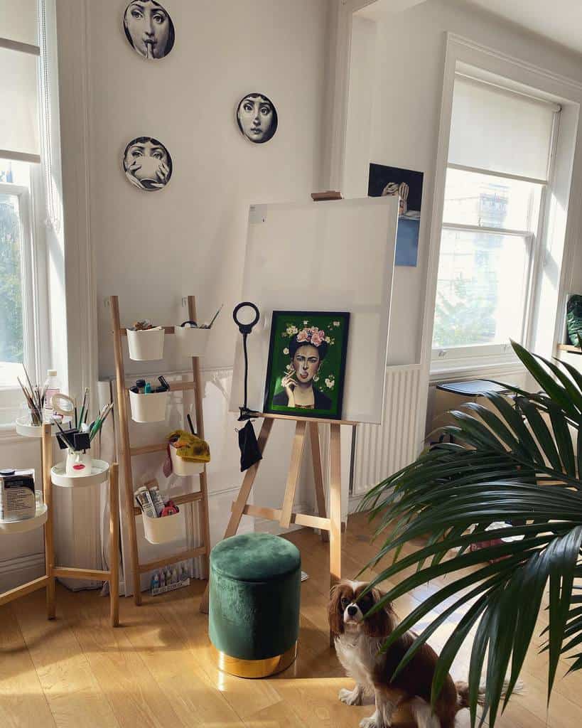 Home Art Studio Ideas -kisas_muse