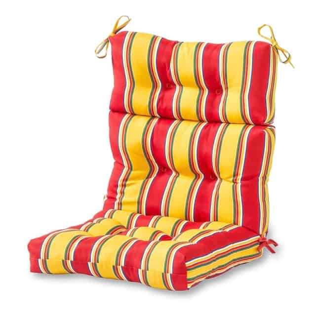 Greendale Home Fashions Marlow High Back Patio Chair Cushion