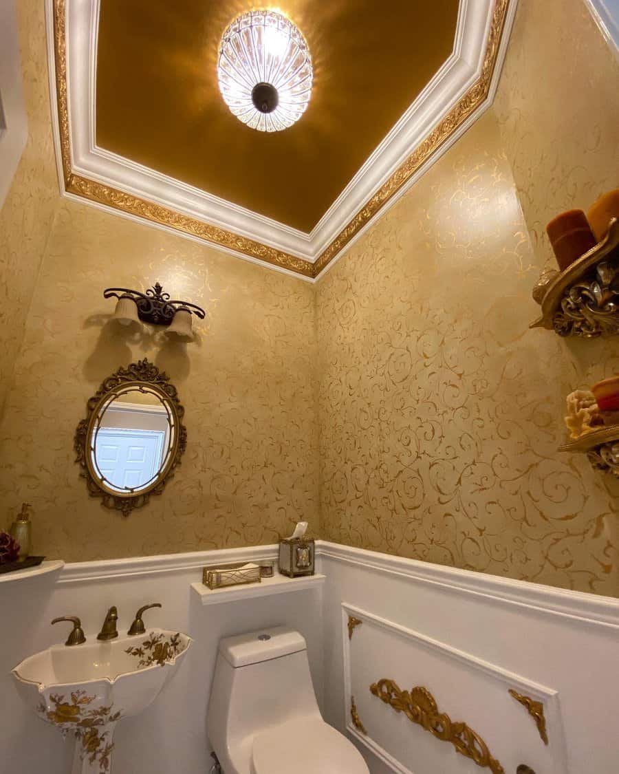 Luxury-Bathroom-Ceiling-Ideas-arlenemurals