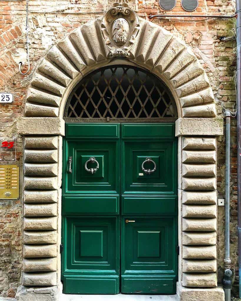 Green Front Door Ideas Luccaclick