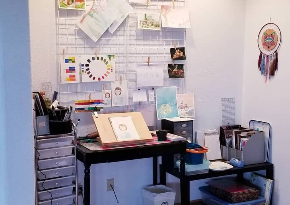 Desk Art Studio Ideas Jenyarose