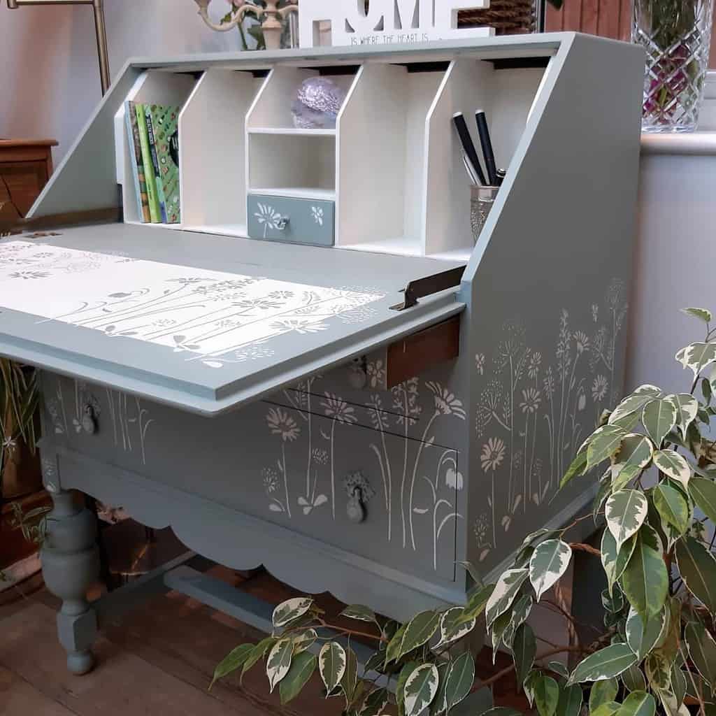 Stencil Chalk Paint Furniture Ideas Upcycle Arcade