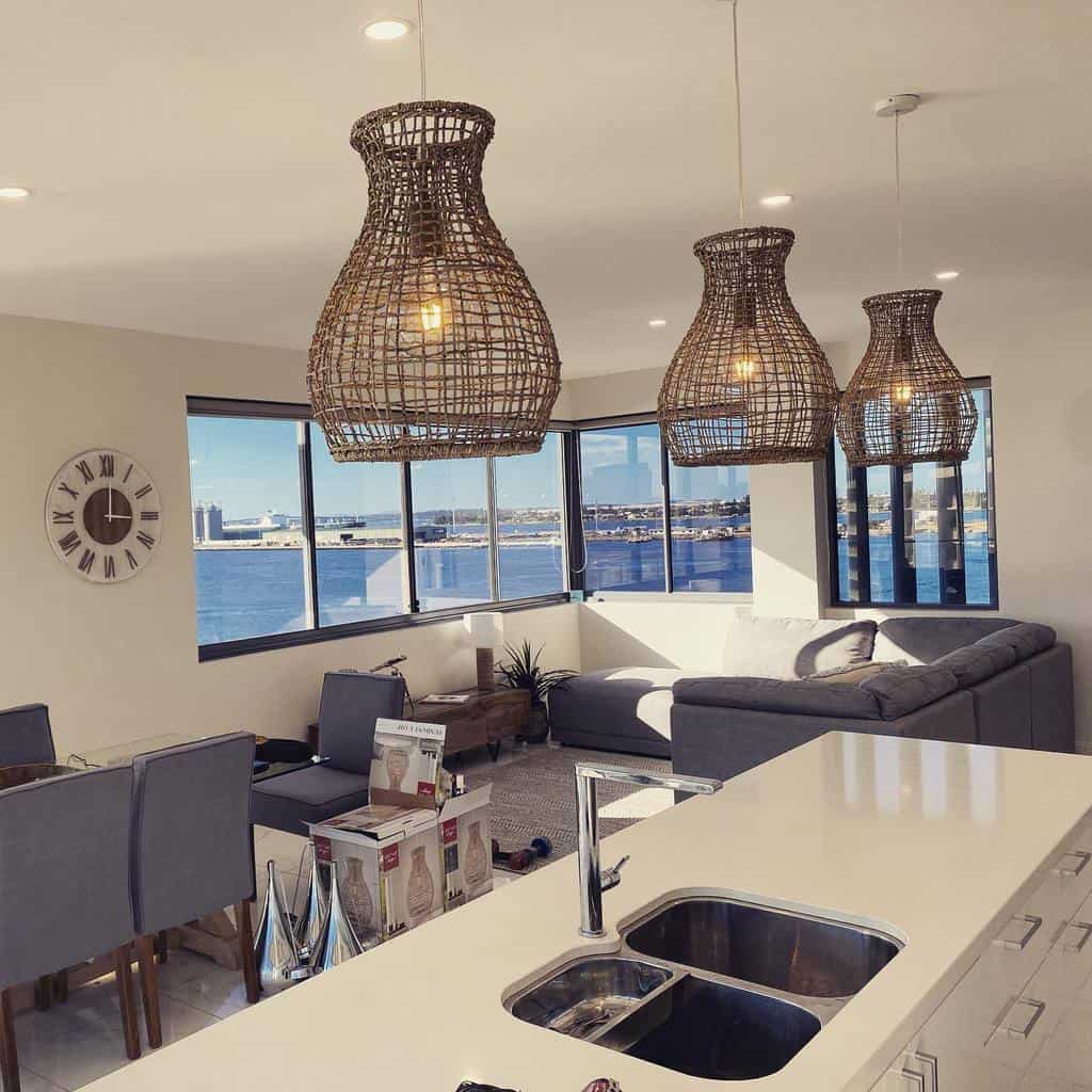 Coastal Kitchen Island Pendant Lighting Ideas -nelec_electrica