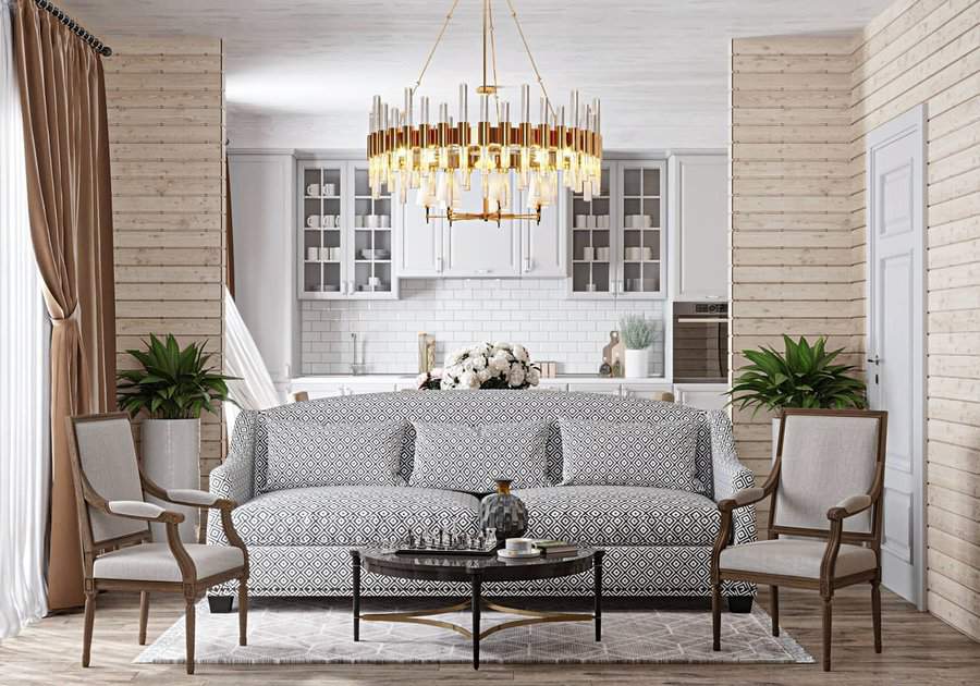 Chandelier Living Room Lighting Ideas Serov Design