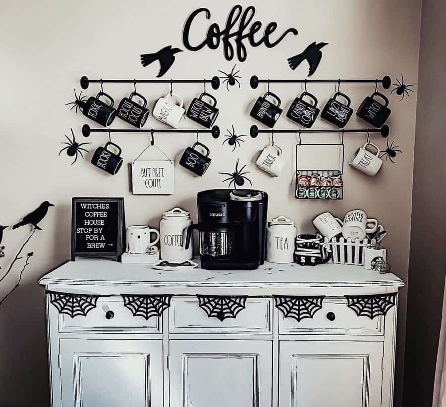 Coffee Bar Station Ideas Cozy With Cat