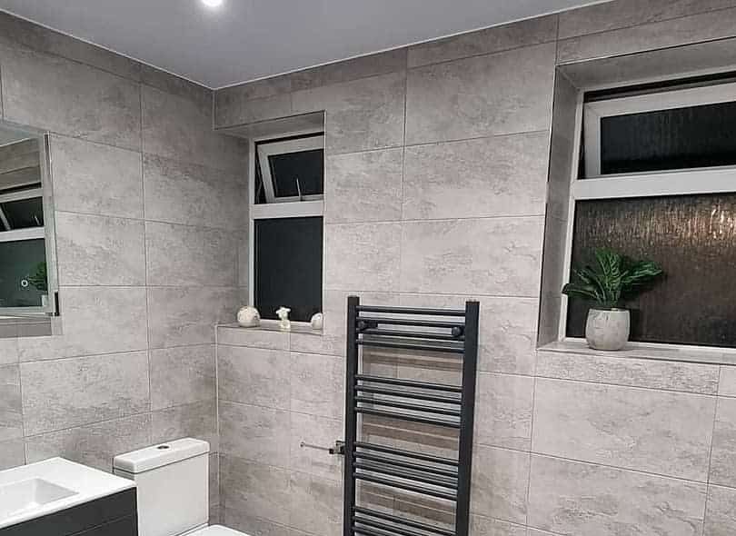 Contemporary Gray Bathroom Ideas Til Duk