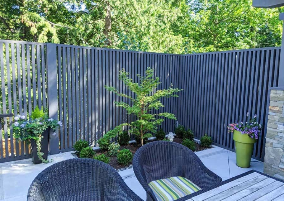 Corner Backyard Privacy Ideas Insideout Designbuild