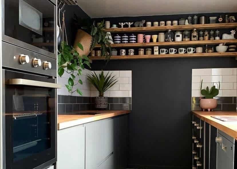 Dark Small Galley Kitchen Ideas Our Home On Sandridge