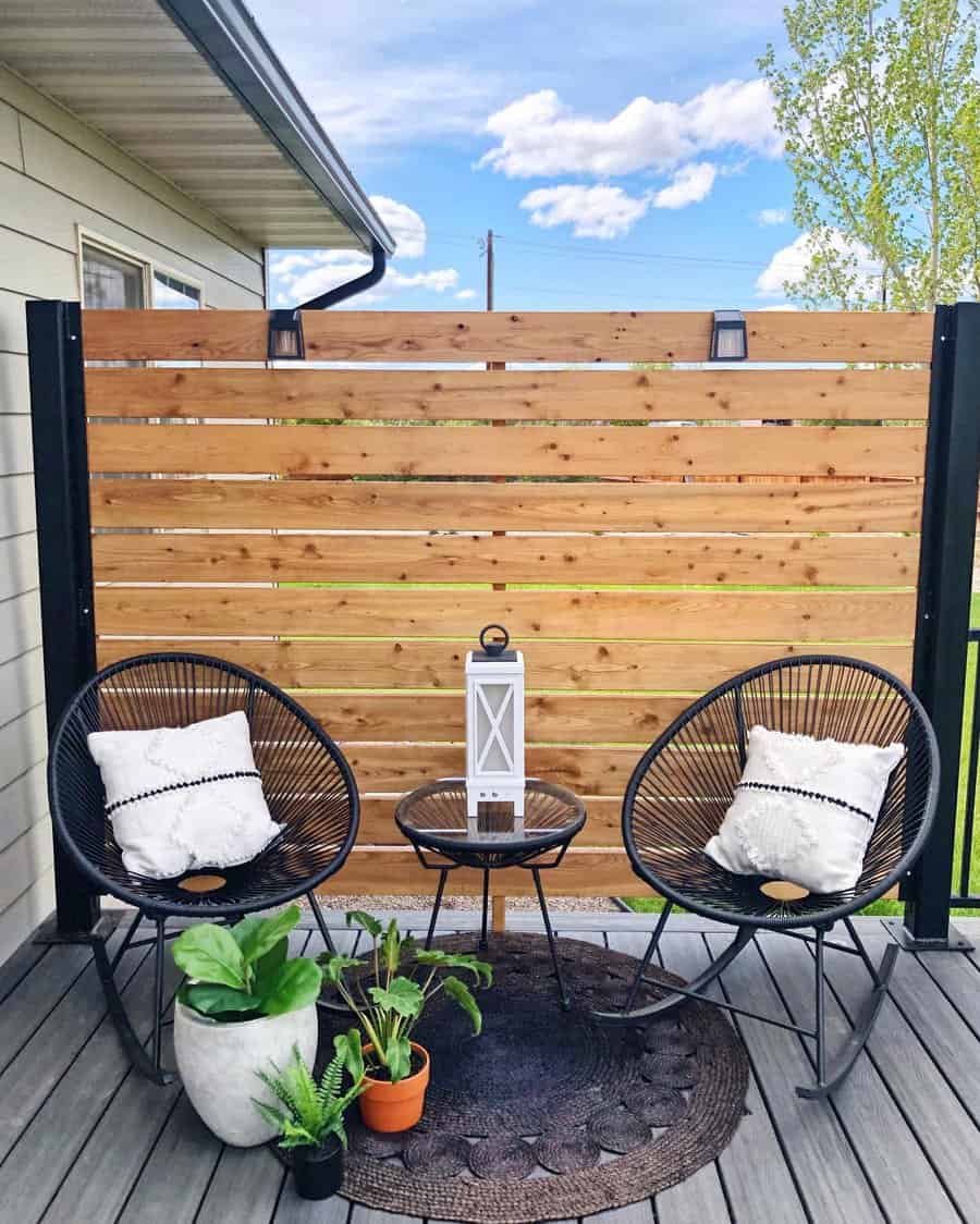 Deck Backyard Privacy Ideas Meagan Marquis Living