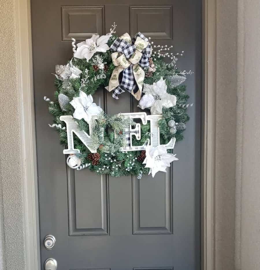 Door Christmas Decorating Ideas Julias Seasonal Wreaths