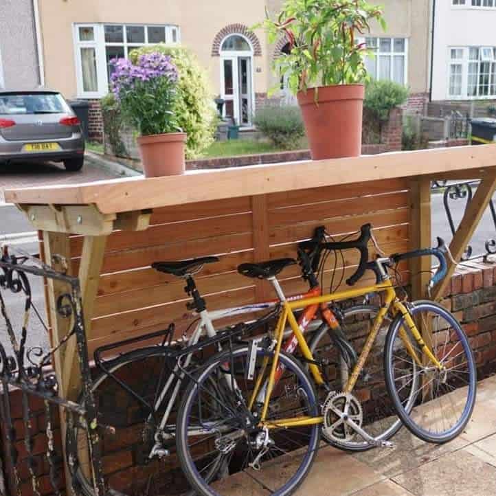 Exterior Bike Storage Ideas Peddlerandtheroof