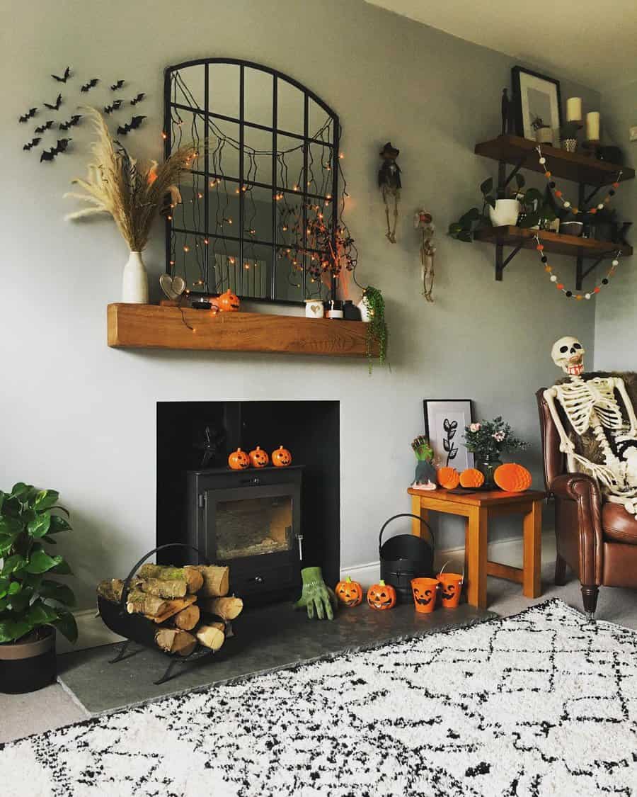 Fall Fireplace Decor Ideas Perfecthomeland