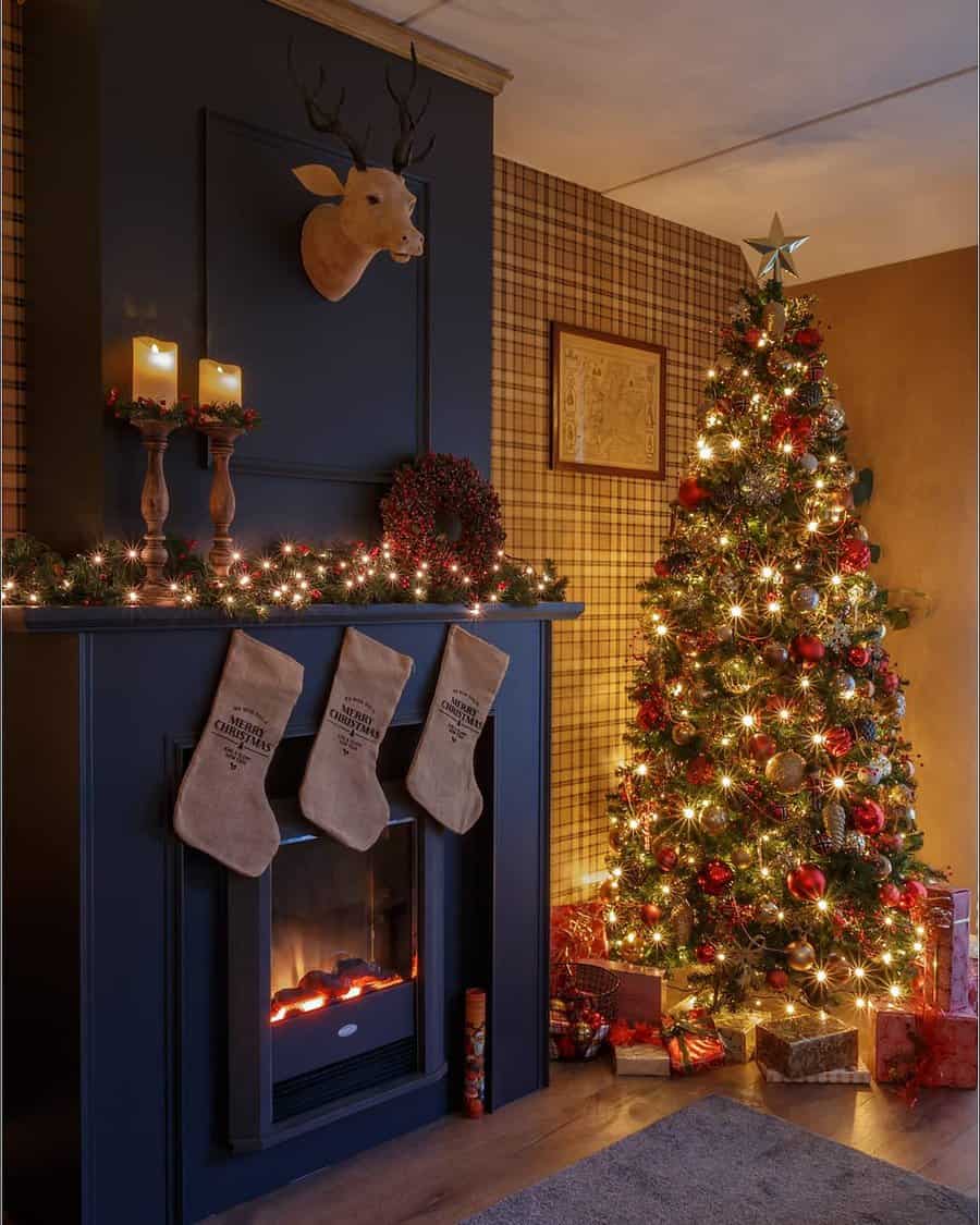 Fireplace Christmas Decorating Ideas Dutchxmas