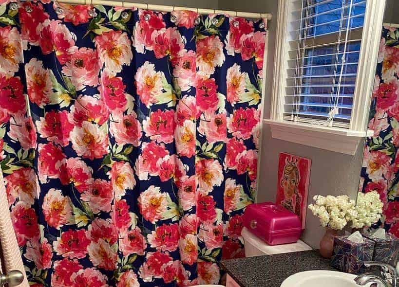 Floral Shower Curtain Ideas Junksavvymomma