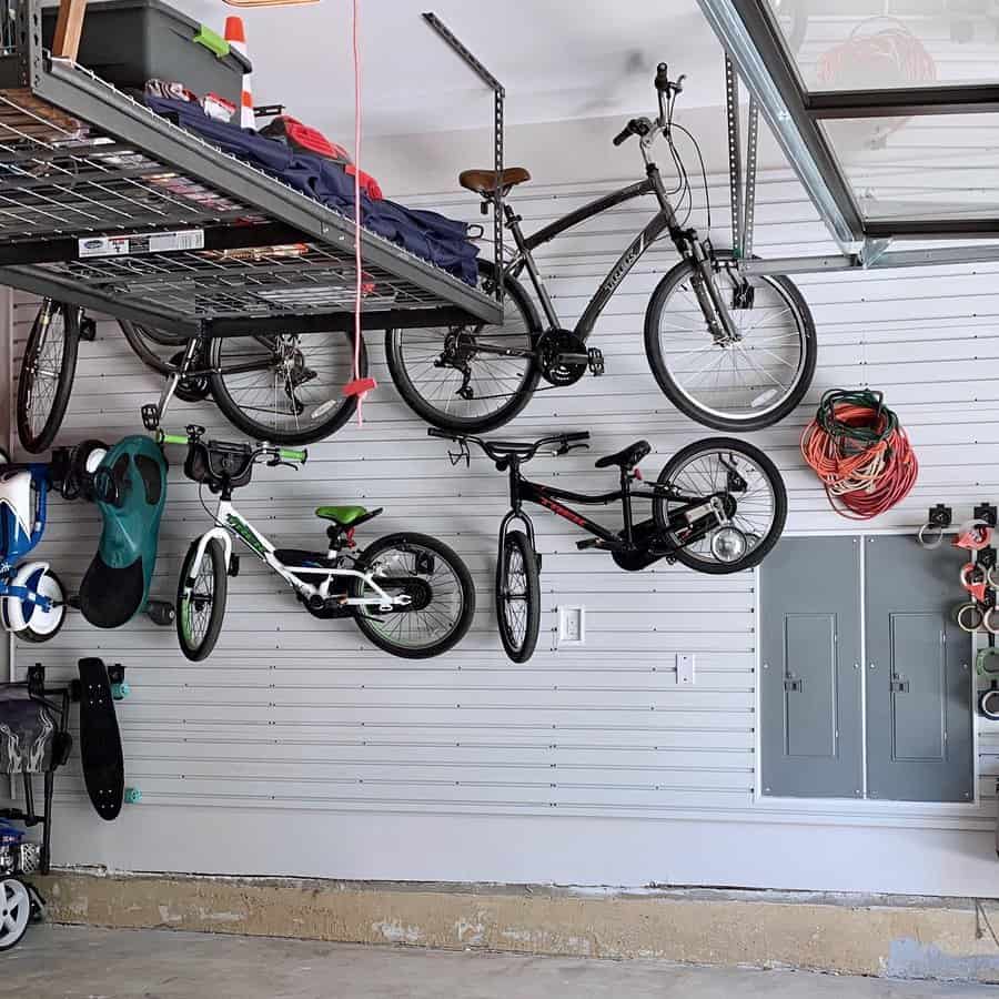 Garage Bike Storage Ideas Gettingitdoneorganizing
