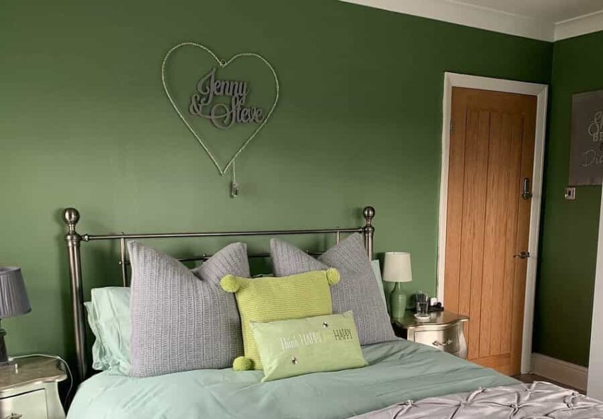 Green Wall Paint Ideas Home At Bostocks Lane