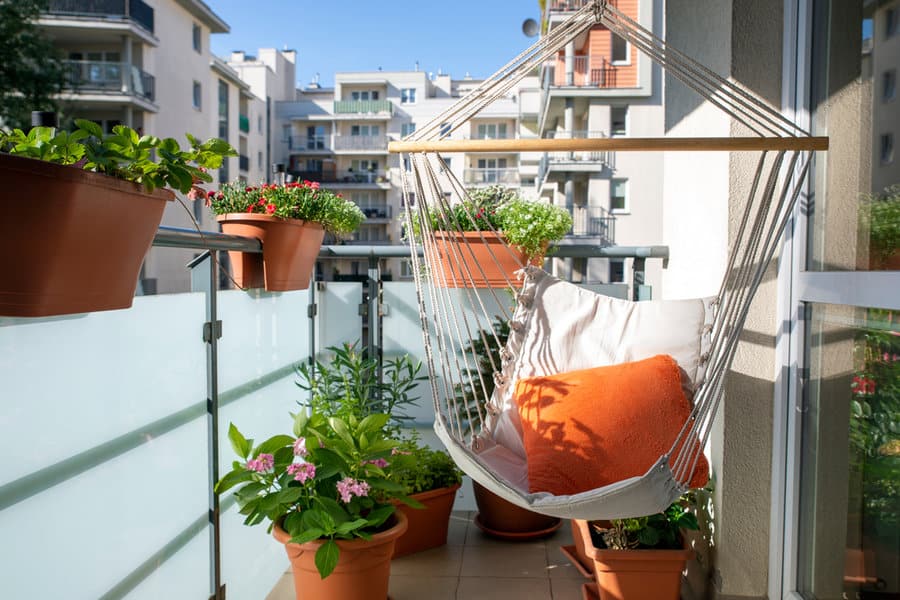 Hammock Apartment Balcony Ideas