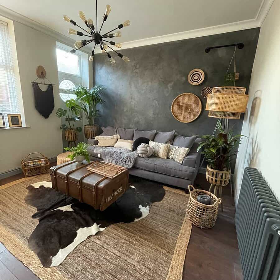 Industrial Rustic Living Room Ideas Houseatnumber