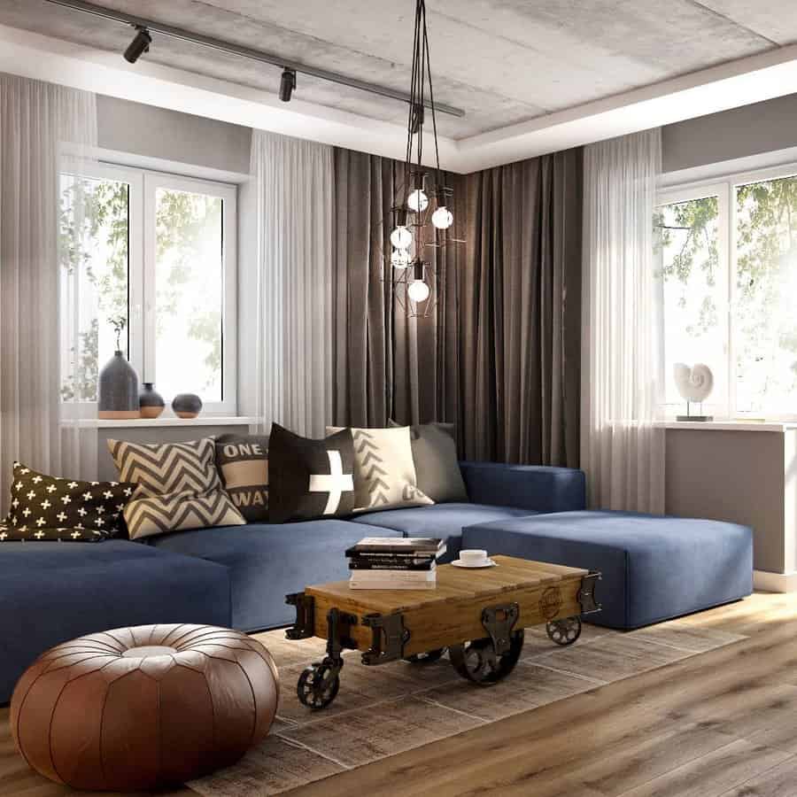 Industrial Rustic Living Room Ideas Nevistudio