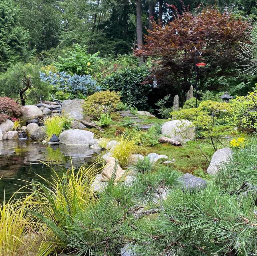Japanese Style Garden Backyard Pond Ideas Jadorelesmacarons