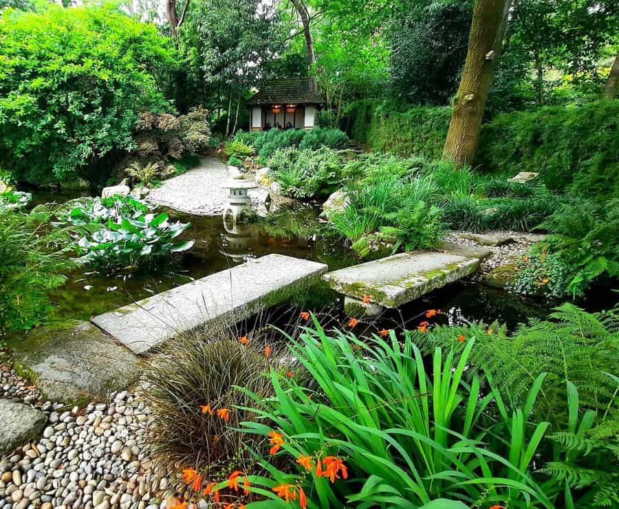 Japanese Style Garden Backyard Pond Ideas Tania Wright