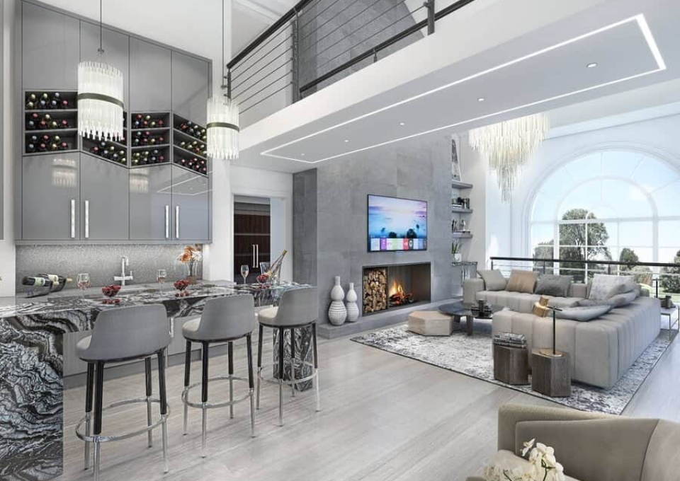 Luxury Gray Living Room Ideas Shorthillsdesignstudio