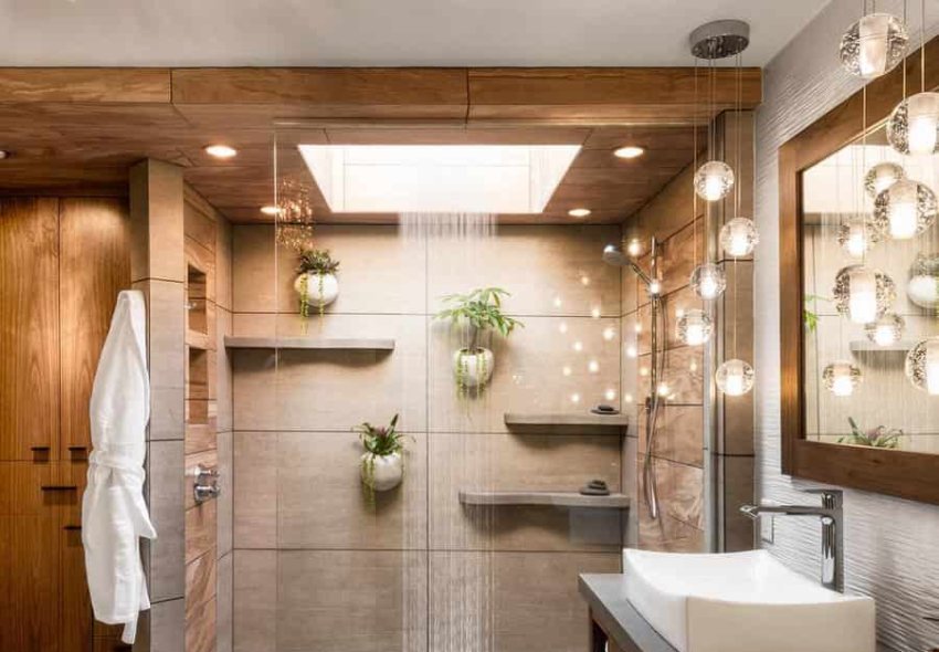Luxury Rustic Bathroom Mantisdesignbuild