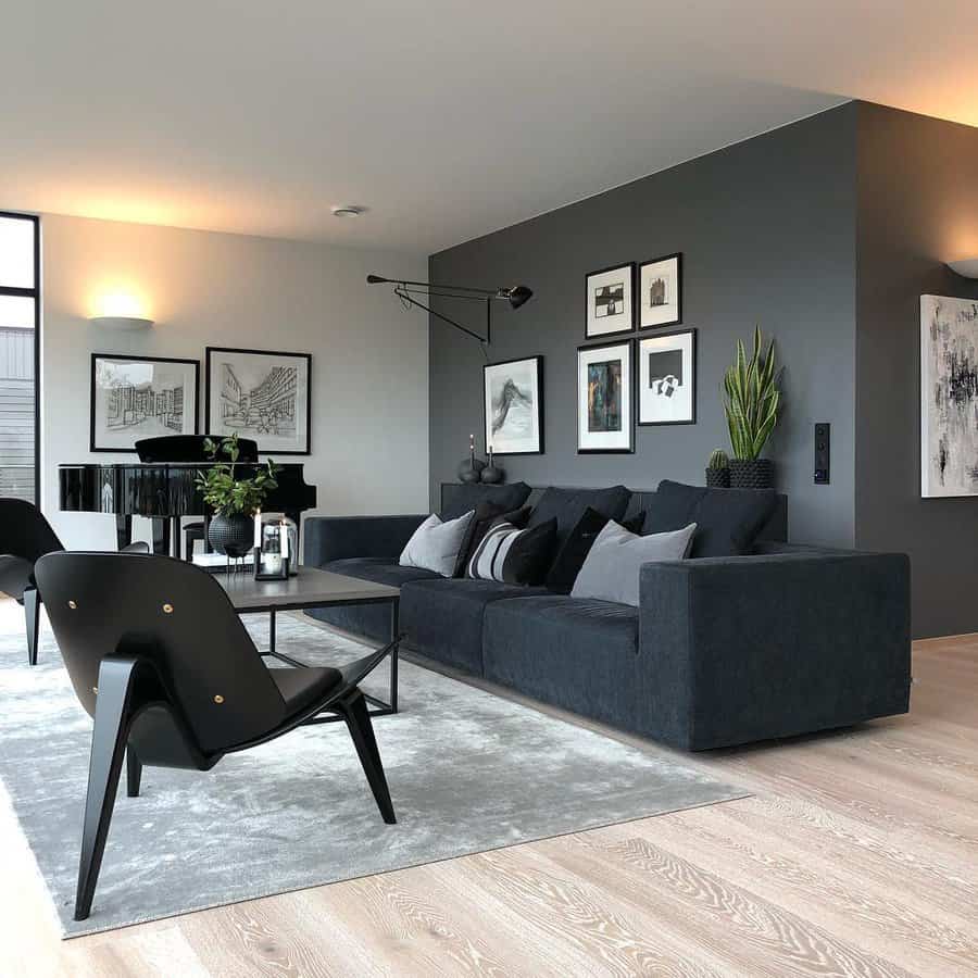 Modern Gray Living Room Ideas Benedictesoe