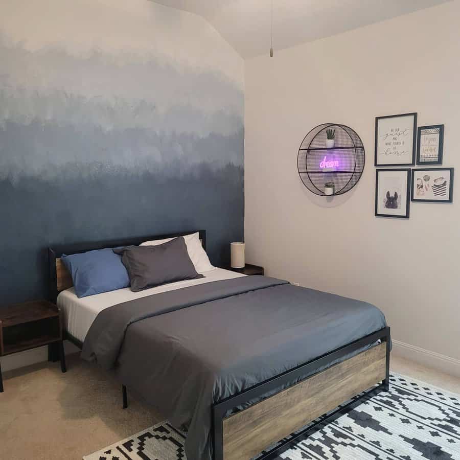 Ombre Walls Bedroom Paint Ideas Sayidoitmyself