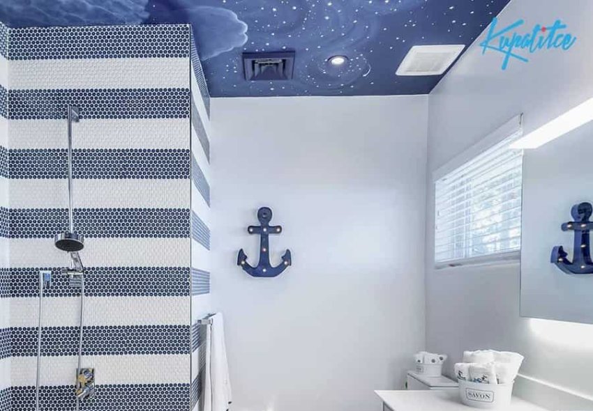 Painted Bathroom Ceiling Ideas Kupatilce