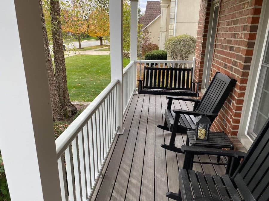 Painted Front Porch Railing Ideas Platinumdecking