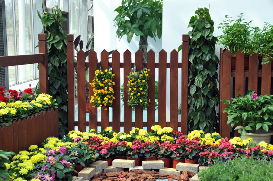 Picket Garden Fence Ideas