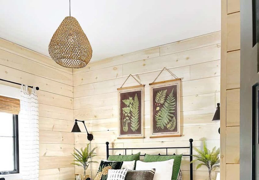 Pine Shiplap Wall Ideas Plaids And Poppies