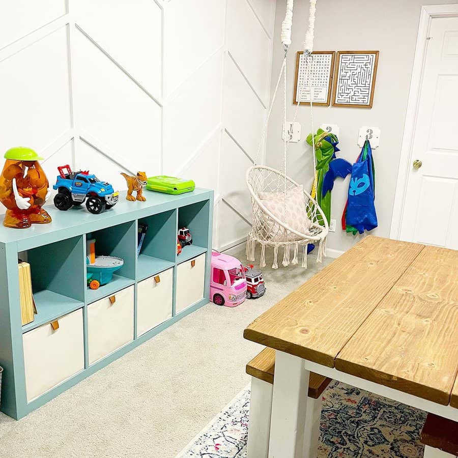 Playroom Basement Storage Ideas Grayrosehome
