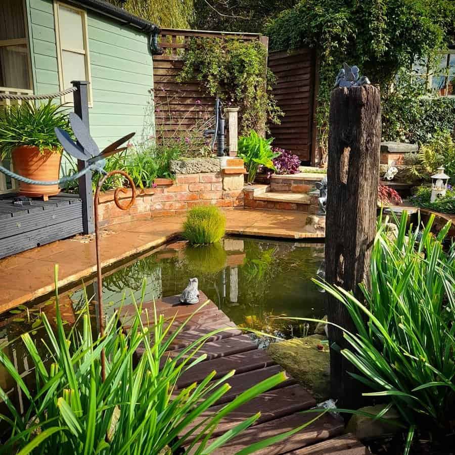 Pond Garden Decor Ideas Cou Ntrylivingcreations