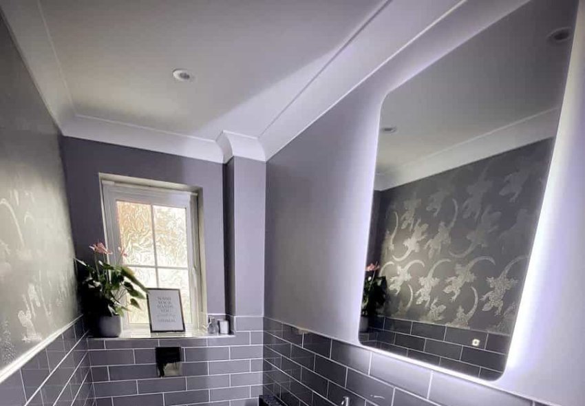Powder Room Gray Bathroom Ideas Queen Of The Clean