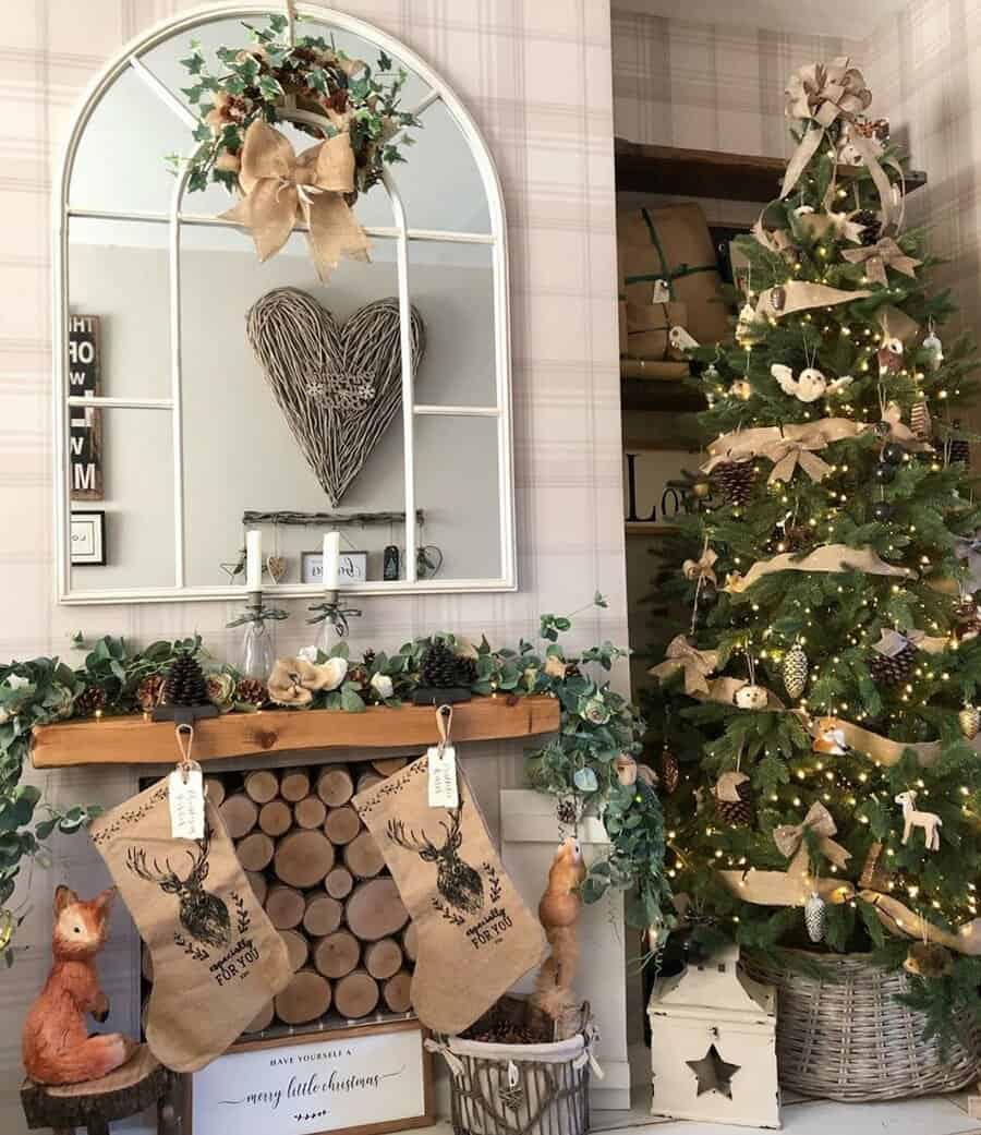 Rustic Christmas Decorating Ideas Ourcosynest