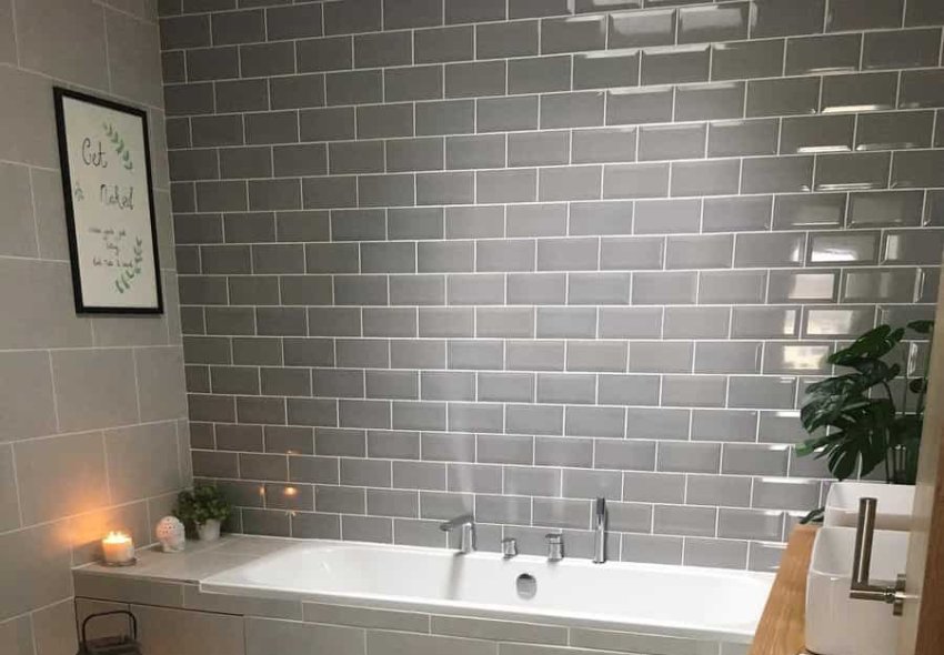 Scandinavian Gray Bathroom Ideas Did It Ourselves
