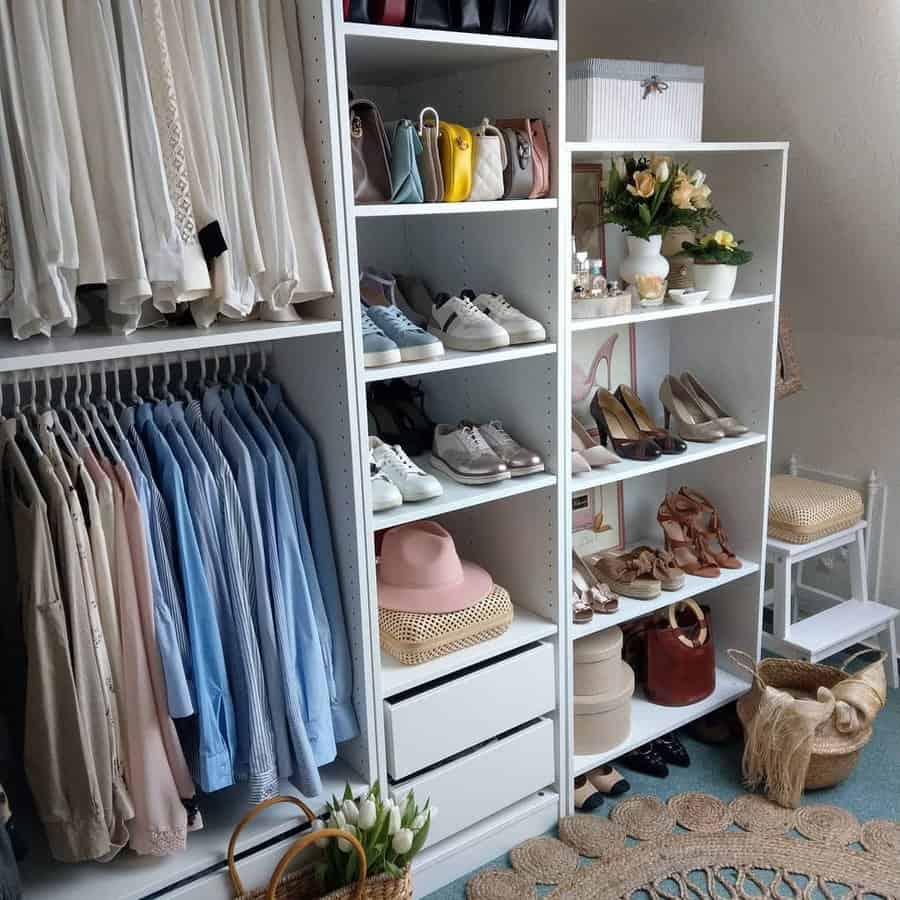 Shelves Small Closet Organization Ideas Goshasblog
