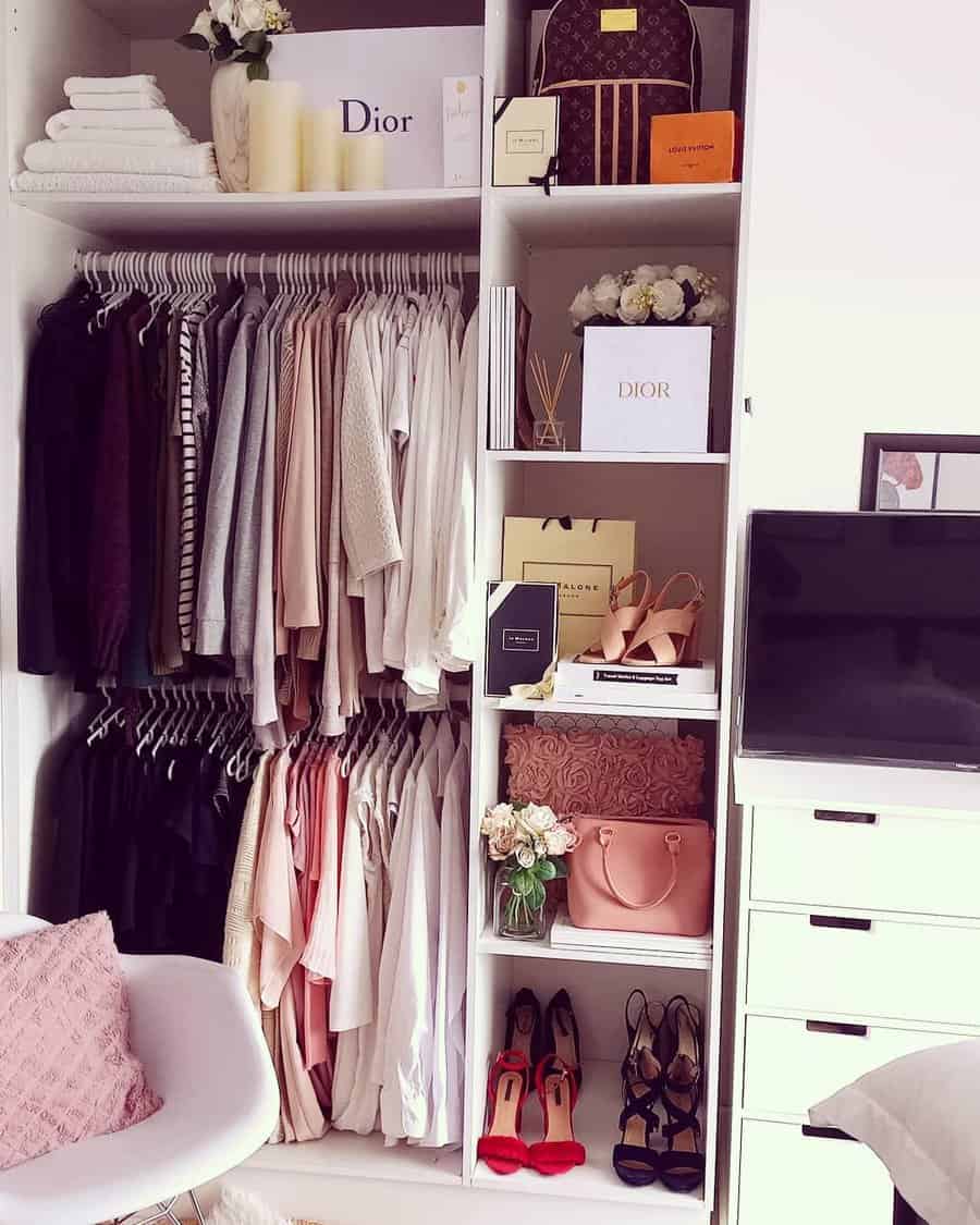 Shelves Small Closet Organization Ideas Mpk Home Styling