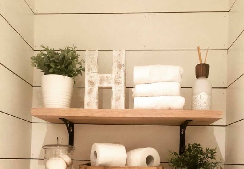 Shelves Towel Storage Ideas Emmsfarmhouse Hamptons Love