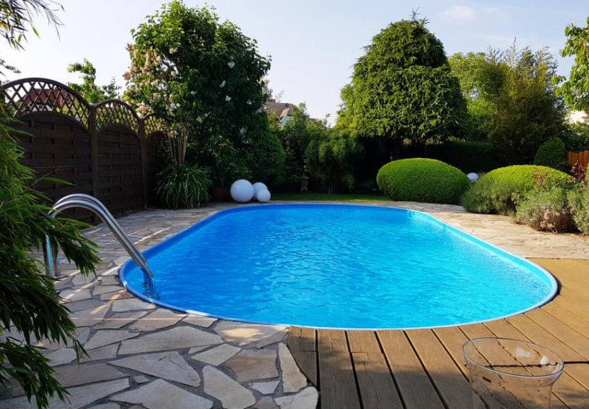 Stone Backyard Pool Ideas
