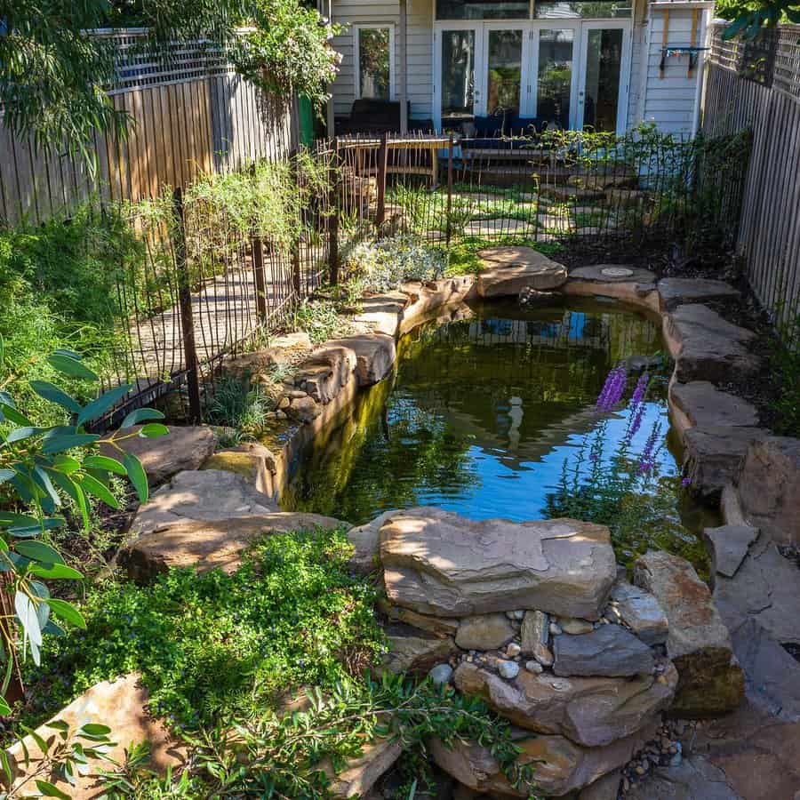 Swimming Pond Backyard Pond Ideas Phillip Johnson Landscapes