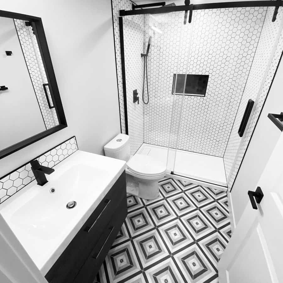 Tile Basement Bathroom Ideas Evolvebasements