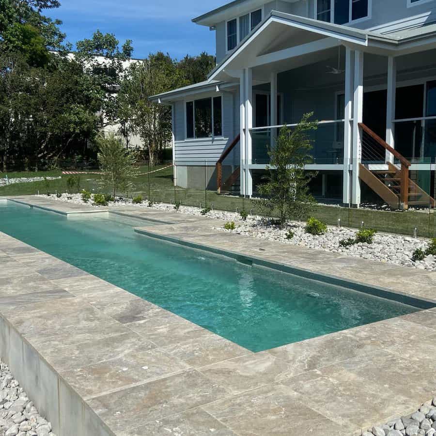 Travertine Pool Coping Ideas Aaronfoxlandscaping