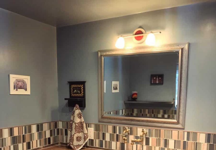 Vanity Rustic Bathroom Isabelleambiance