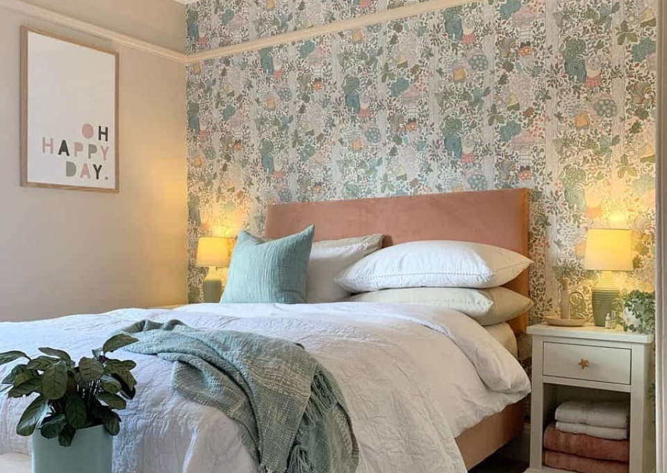 Wallpaper Diy Bedroom Ideas Bobbins At Home