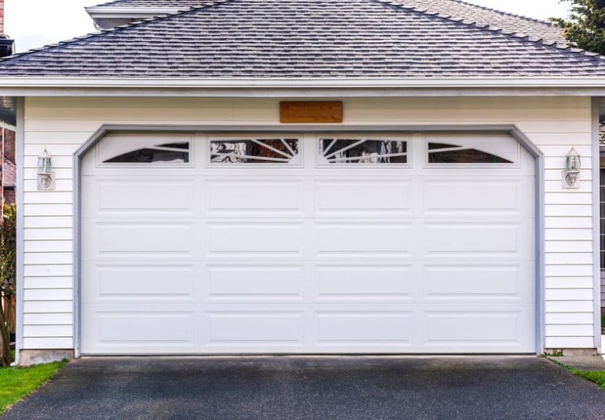 White Garage Door Ideas