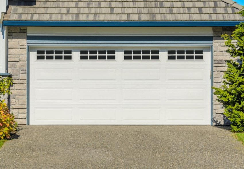White Garage Door Ideas